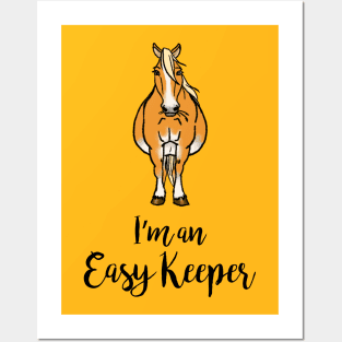 Easy Keeper - Fancy the Haflinger • Black Text Posters and Art